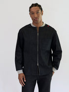 Denim Bomber Shirt
