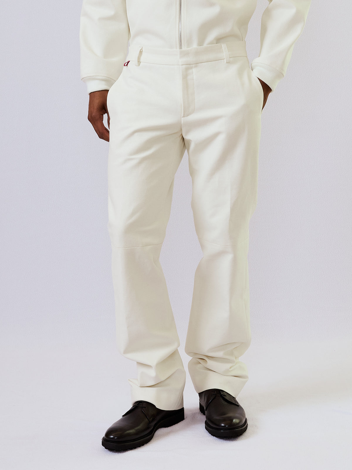 Denim Pant With Knee Seam