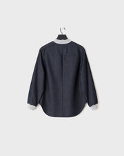 Denim Bomber Shirt